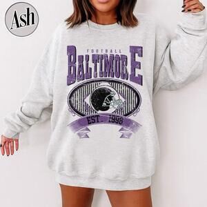 Baltimore Football Style Crewneck Sweatshirt 17